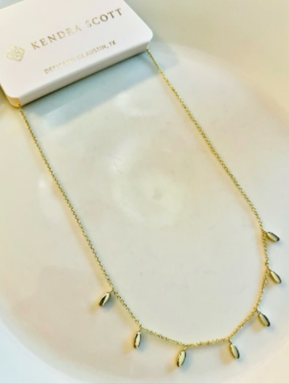 Kendra Scott Jaime Strand Necklace Gold Tone NWT - Picture 8 of 8